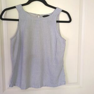 Blue & white striped blouse from RW & Co.